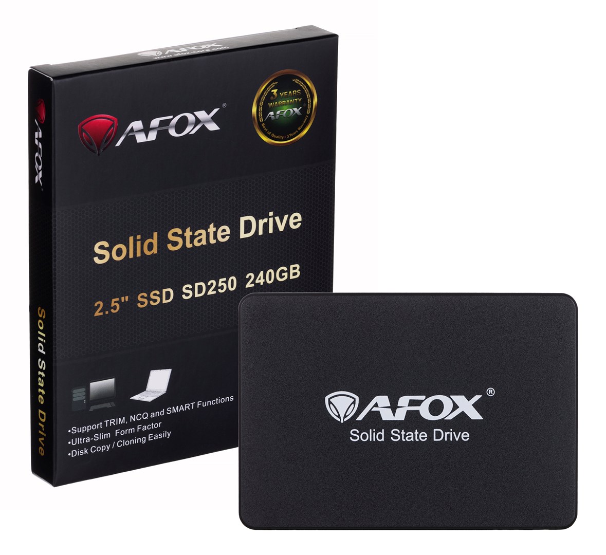 SSD SATA III AFOX 240GB TLC 555MB/S SD250-240GN
